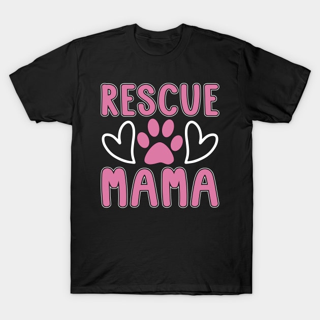 Animal Rescue Rescue Mama Adoption Animal Rescuer T-Shirt by T-Shirt.CONCEPTS